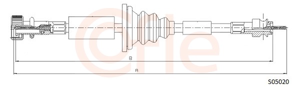 COFLE 92.S05020 Speedometer Cable