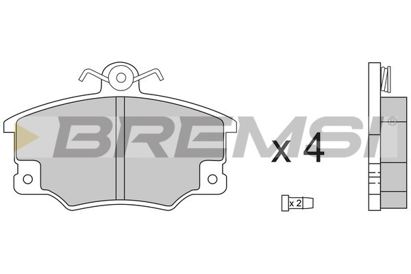 BREMSI BP2268 Kit pastiglie...