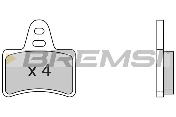 BREMSI BP2356 Kit pastiglie...