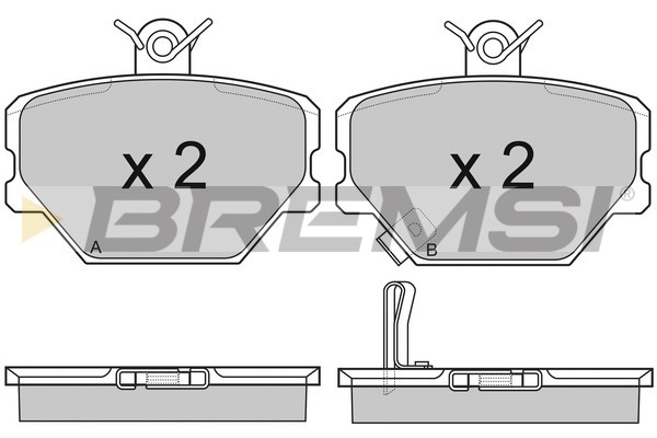 BREMSI BP2881 Kit pastiglie...