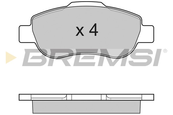 BREMSI BP3178 Kit pastiglie...