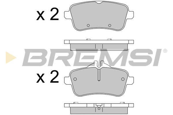 BREMSI BP3538 Kit pastiglie...