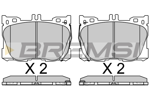 BREMSI BP3762 Kit pastiglie...