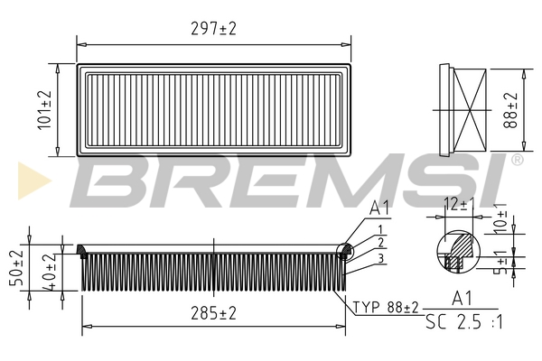 CLEAN FILTERS MA1019 ΦΙΛΤΡΑ...