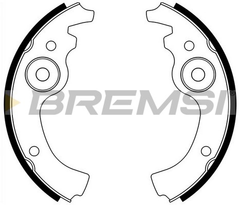 BREMSI GF0141 Kit ganasce...