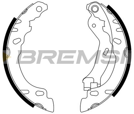 BREMSI GF0154 Kit ganasce...