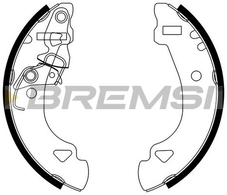 BREMSI GF0173 Kit ganasce...