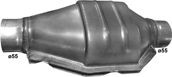 POLMO 00.257 Centre Muffler, universal