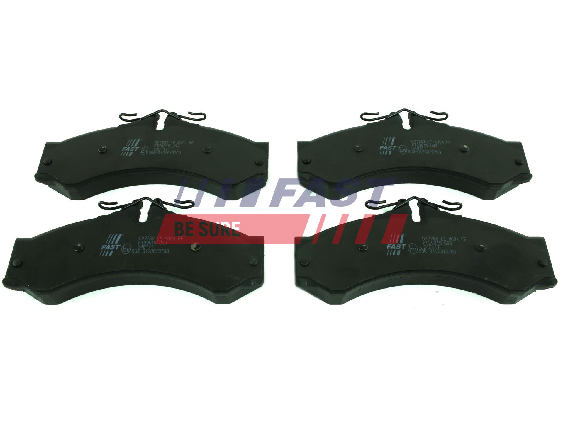 FAST FT29015 Brake Pad Set,...