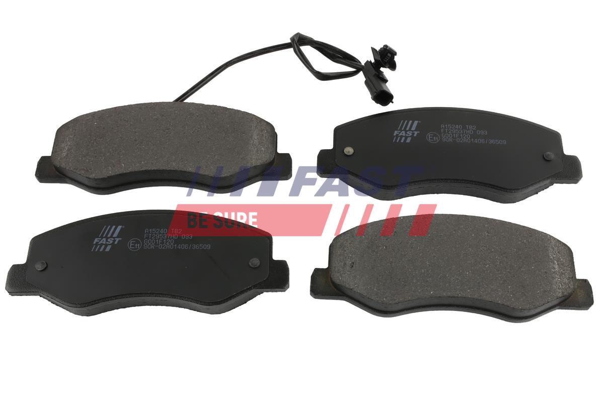 Blue Print ADN142154 Kit Pastiglie Freno A Disco - Ricambio Auto Nuovo, Montaggio Facile