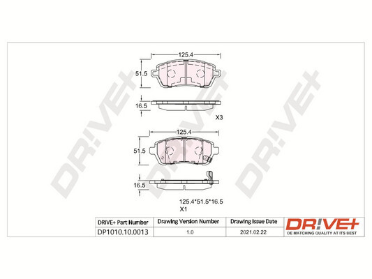 Dr!ve+ DP1010.10.0013 set...