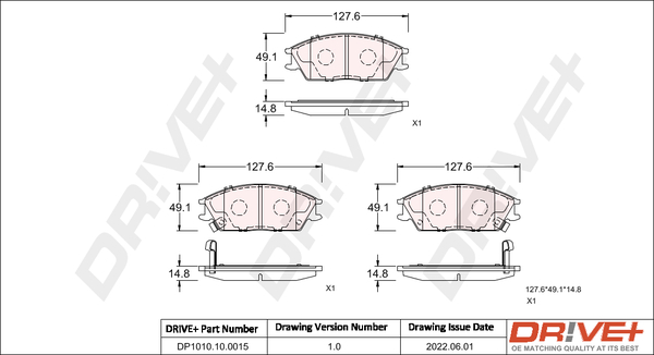 Dr!ve+ DP1010.10.0015 set...