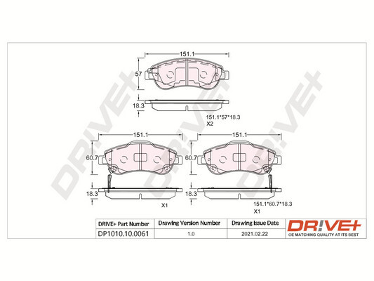 Dr!ve+ DP1010.10.0061 set...