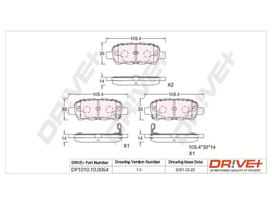 Dr!ve+ DP1010.10.0064 set...