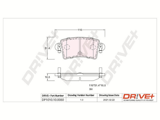 Dr!ve+ DP1010.10.0080 set...