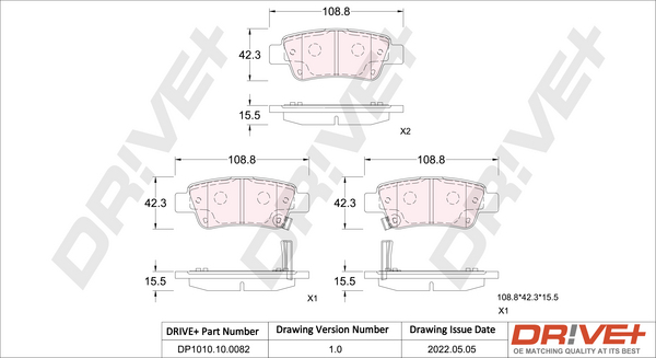 BREMBO P 59 020 PRIME LINE Bremsekloss sett