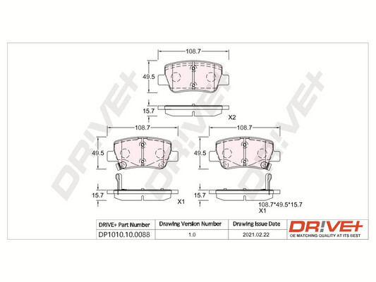 Dr!ve+ DP1010.10.0088 set...