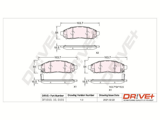 QUARO QP0246C QUARO SILVER CERAMIC Bremsekloss sett