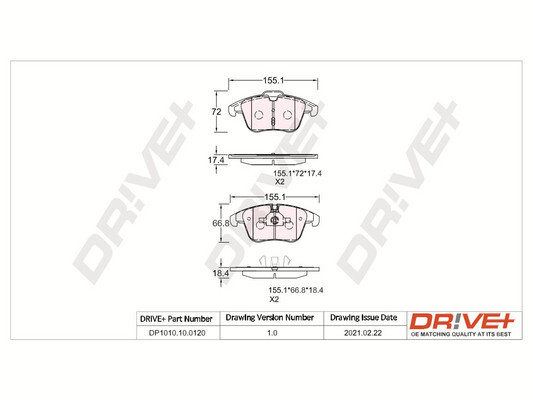 Dr!ve+ DP1010.10.0120 set...