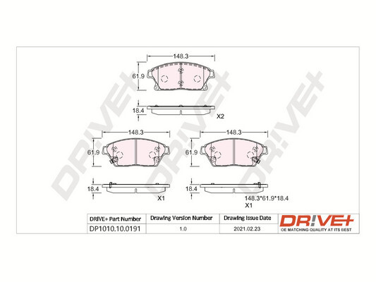 Dr!ve+ DP1010.10.0191 set...