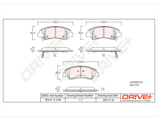 MEYLE 025 237 4517/PD MEYLE-PD: Advanced performance and design. Bremsekloss sett