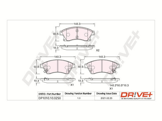 Dr!ve+ DP1010.10.0258 set...