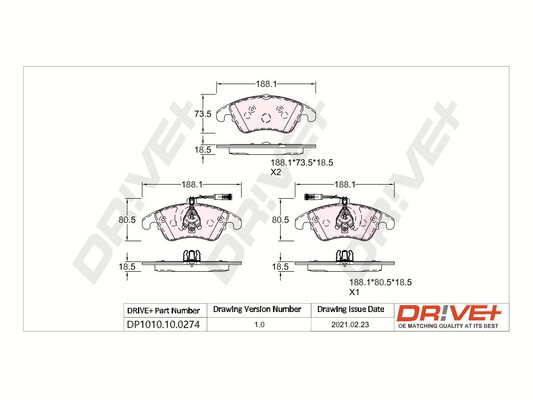 Dr!ve+ DP1010.10.0274 set...