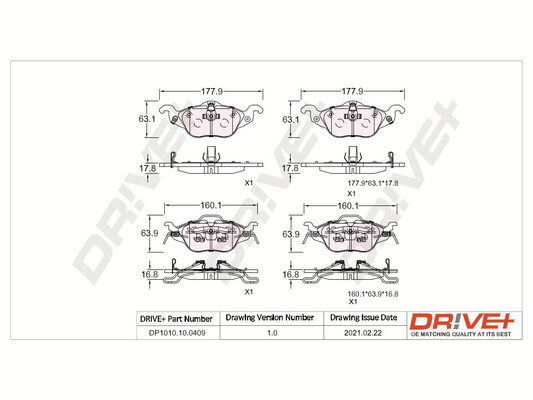 Dr!ve+ DP1010.10.0409 set...