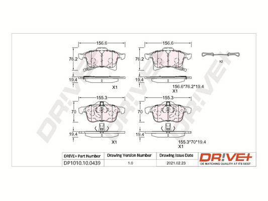 Dr!ve+ DP1010.10.0439 set...