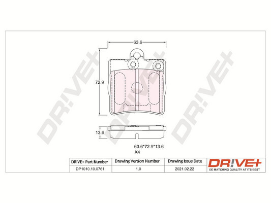 QUARO QP2504C QUARO SILVER CERAMIC Bremsekloss sett