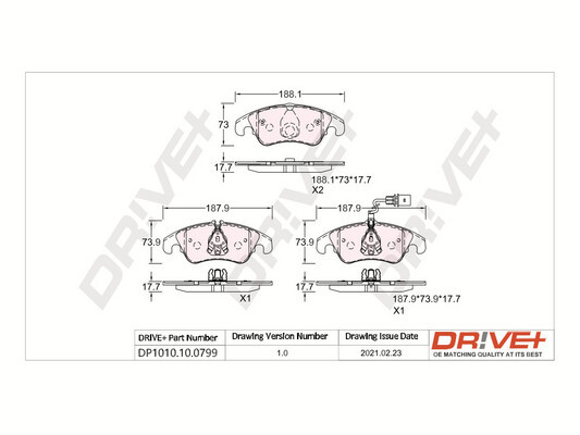 Dr!ve+ DP1010.10.0799 set...