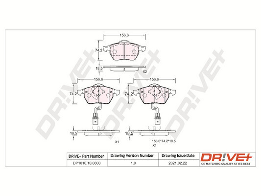 Dr!ve+ DP1010.10.0800 set...