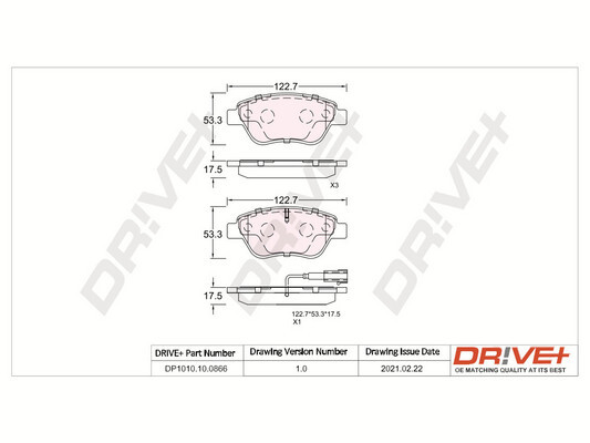 Dr!ve+ DP1010.10.0866 set...