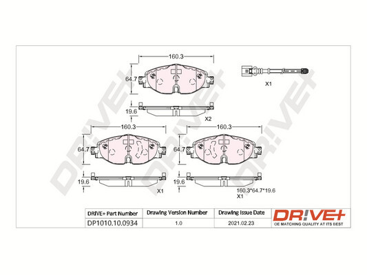 Dr!ve+ DP1010.10.0934 set...