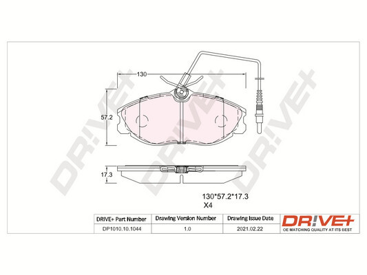 VALEO 301298 FIRST Bremsekloss sett
