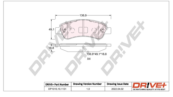 QUARO QP7998 Bremsekloss sett