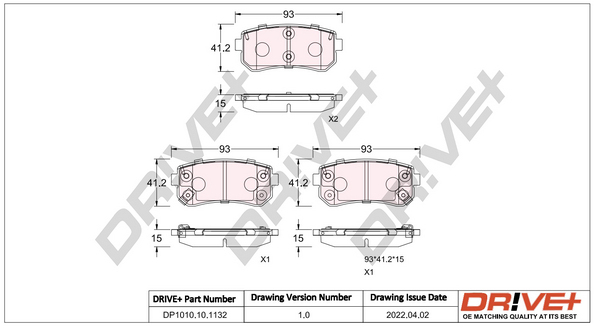 BREMBO P 79 018 PRIME LINE Bremsekloss sett