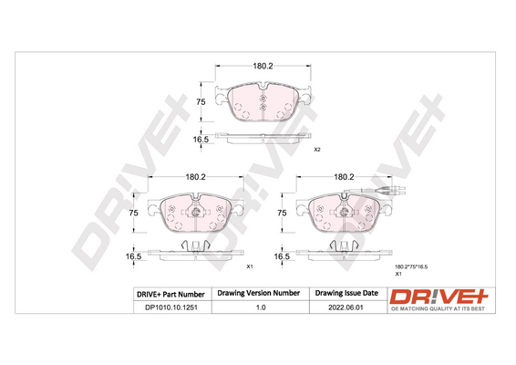 BREMBO P 85 045 PRIME LINE Bremsekloss sett