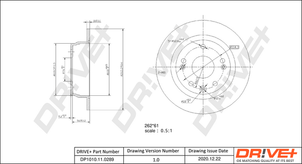 Dr!ve+ DP1010.11.0289 Disc...