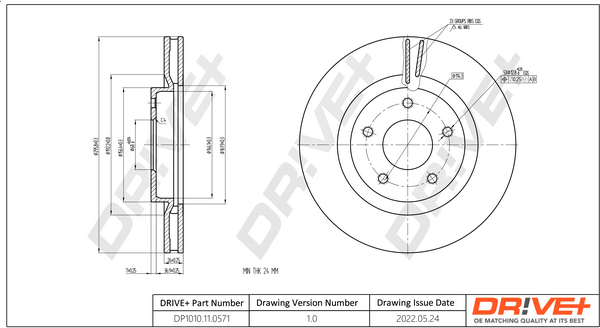 Dr!ve+ DP1010.11.0571 Disc...