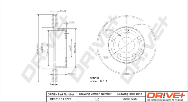 Dr!ve+ DP1010.11.0777 Disc...