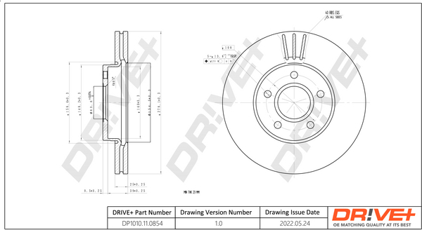 Dr!ve+ DP1010.11.0854 Disc...