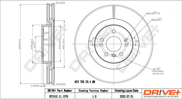 FEBI BILSTEIN 05647 Bremseskive