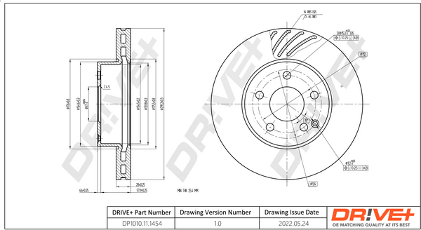 Dr!ve+ DP1010.11.1454 Disc...