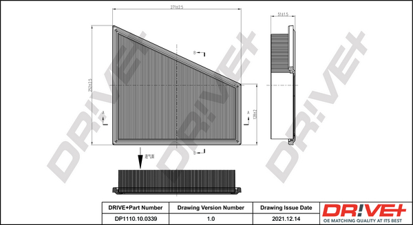 BLUE PRINT ADG02275 Luftfilter