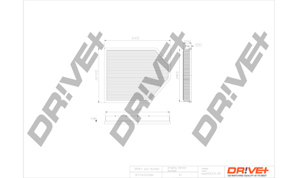 Dr!ve+ DP1110.10.0494 Luftfilter