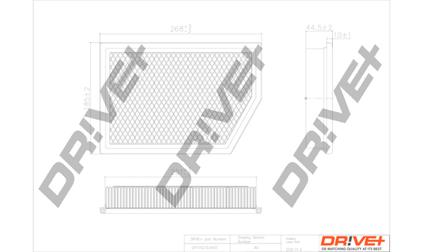 BLUE PRINT ADG02238 Luftfilter