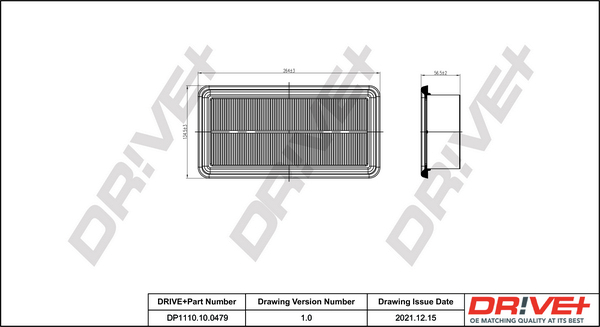 PURFLUX A1816 Luftfilter