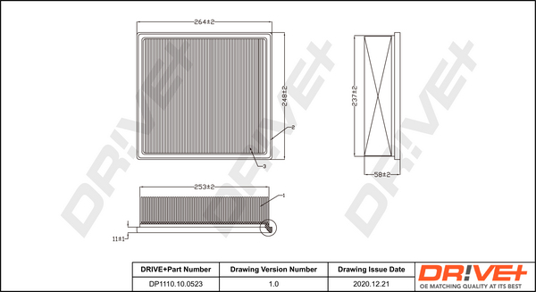 K&N Filters DU-1112R Race Specific Luftfilter