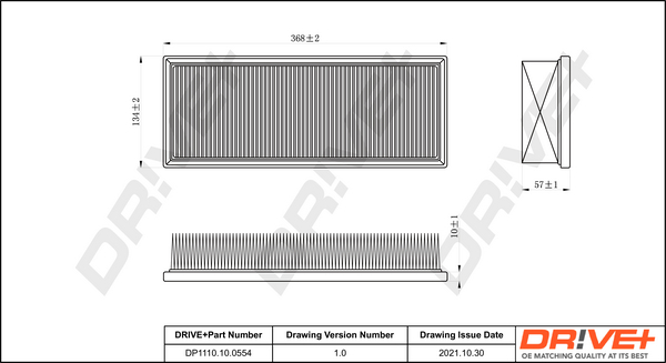 Dr!ve+ DP1110.10.0418 Luftfilter